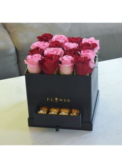 Grand Flower Box -Dark Pink Roses In Premium Drawer Box - pzsku/ZA32C865A1BCEA3C8F53FZ/45/_/1729574657/3d88ace1-22b8-4b2b-bbc7-d34785c642aa