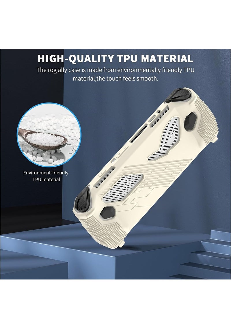 Rog Ally Protective Case with Kickstand and Silicone Accessories for Ultimate Drop Protection Anti Scratch and Non Slip Design Plus 2 Pairs Thumb Grips - Image 2