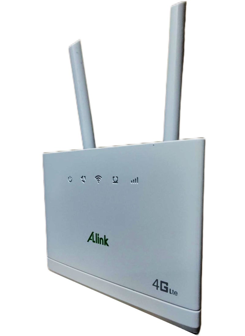 الينك Alink 4G LTE ROUTER 300MBPS مع فتحة بطاقة SIM- أبيض  - Image 5