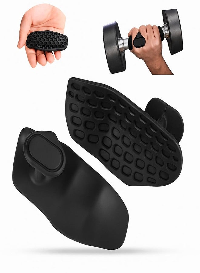ESCUCHA Anti-Slip Workout Grips, Ergonomic Workout Gloves, Weight Lifting Grips, for Men and Women, Silicone Gym Grips Pads, Soft, Palm Protection, Suitable for Various Fitness Training - Image 1