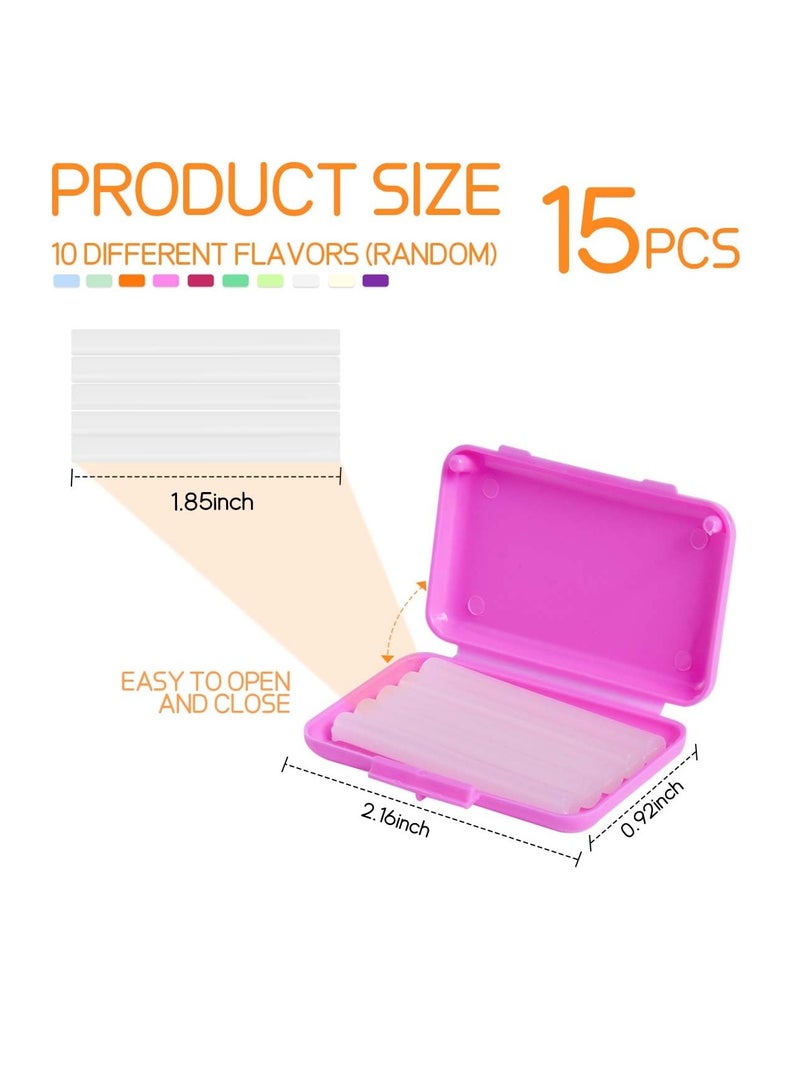 OBTANIM OBTANIM 15 Pack Colorful Braces Wax Dental care Orthodontic Wax for Braces Wearer (10 Color) - Image 3