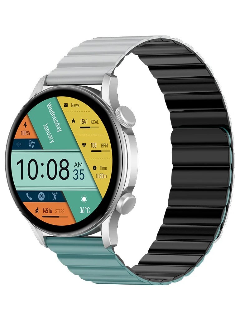 KIESLECT Kieslect Calling Watch Kr Pro Ltd with dual strap - SILVER  - Image 1