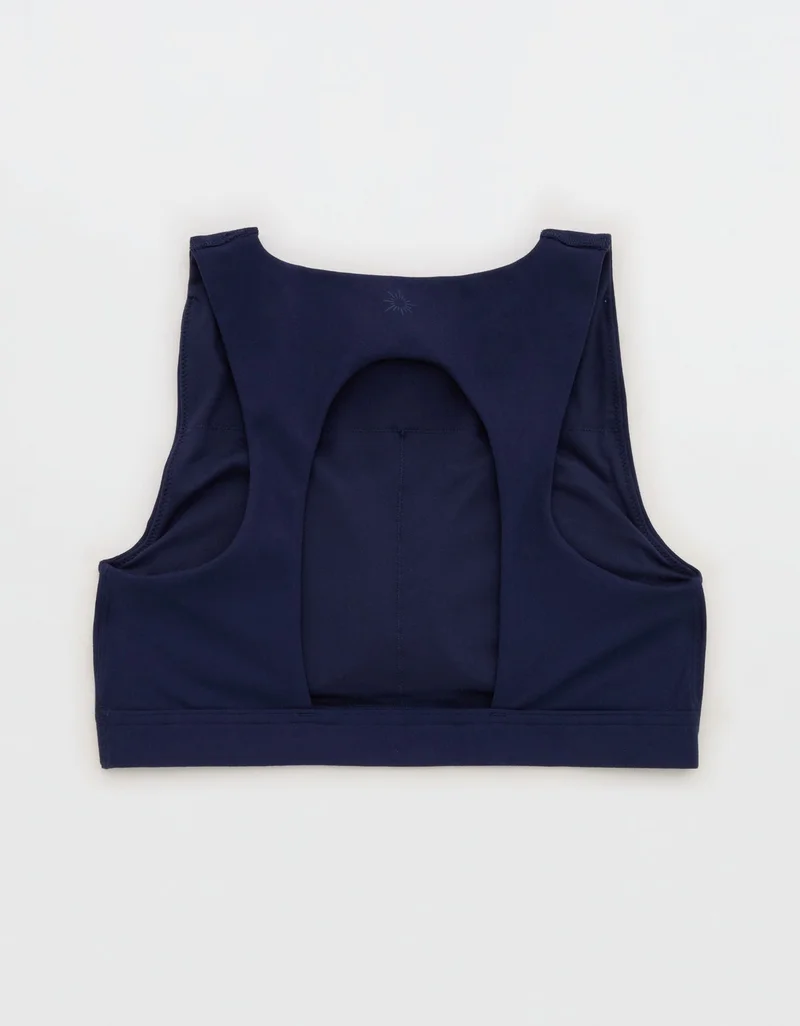 Aerie  OFFLINE By Aerie The Hugger High Neck Sports Bra for Women | Best Price UAE