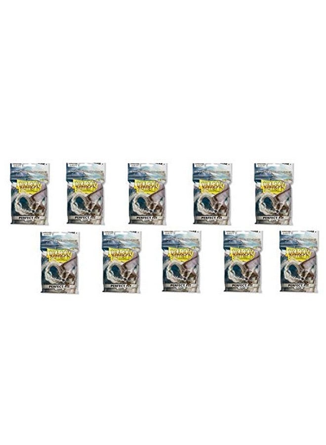 dragon shield 10 Packs Dragon Shield Perfect Fit Clear Inner Sleeves Standard Size 100 ct - Image 1