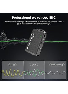 Hollyland Lark Max Wireless Microphone, ENC Noise Canceling, Studio Audio Quality, 22H Duration, 820ft Range, 8GB Storage Recording Mic, Compatible with iPhone and iPad (Pack with Lav Mic)  - Image 3