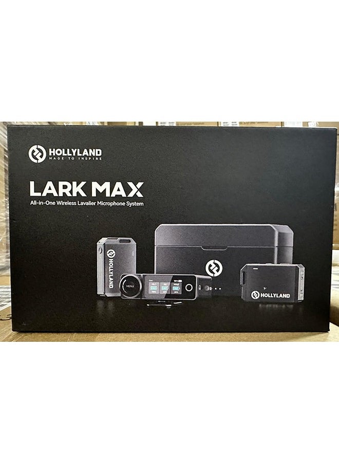 Hollyland - Lark Max Wireless Microphone, ENC Noise Canceling, Studio Audio Quality, 22H Duration, 820ft Range, 8GB Storage Recording Mic, Compatible with iPhone and iPad (Pack with Lav Mic) - Image 1
