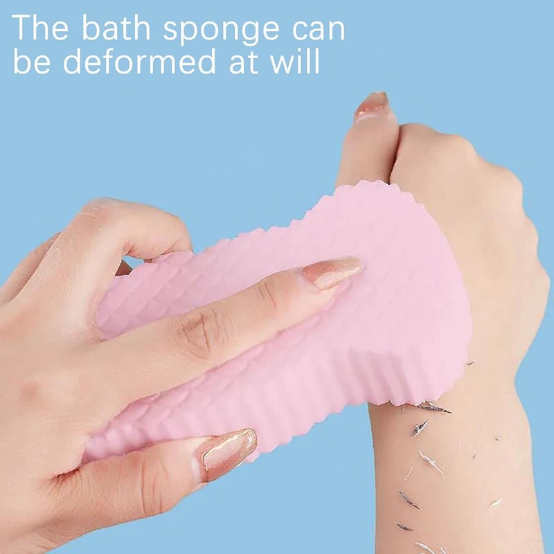 cheekyglo Super Soft Exfoliating Bath Sponge - 2022 New Exfoliating Body Scrubber, Bath Sponge Exfoliating for Adults Children and Pregnant Women (1PC/Blue) - Image 3
