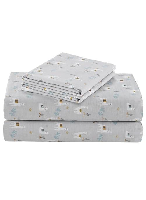Comfort Spaces Comfort Spaces 100 Cotton Sheet Set Breathable Lightweight Soft with 12 Elastic Pocket Fits up to 14 Mattress All Season Cozy Bedding Matching Pillow Case Twin Lama Multi 3 Piece 