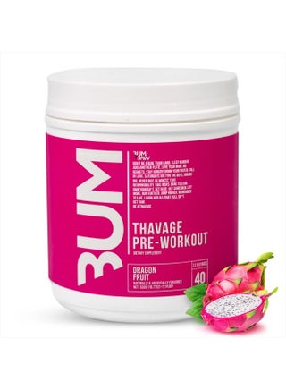 Preworkout Powder, Thavage (Dragon Fruit) - Chris Bumstead Sports Nutrition Supplement for Men & Women - Cbum Pre Workout for Working Out, Hydration, Mental Focus & Energy - 40 Servings - pzsku/ZA32D59450B7A5E8A5D26Z/45/_/1715595067/fd370493-64f5-4ae5-96f0-1043a197f950