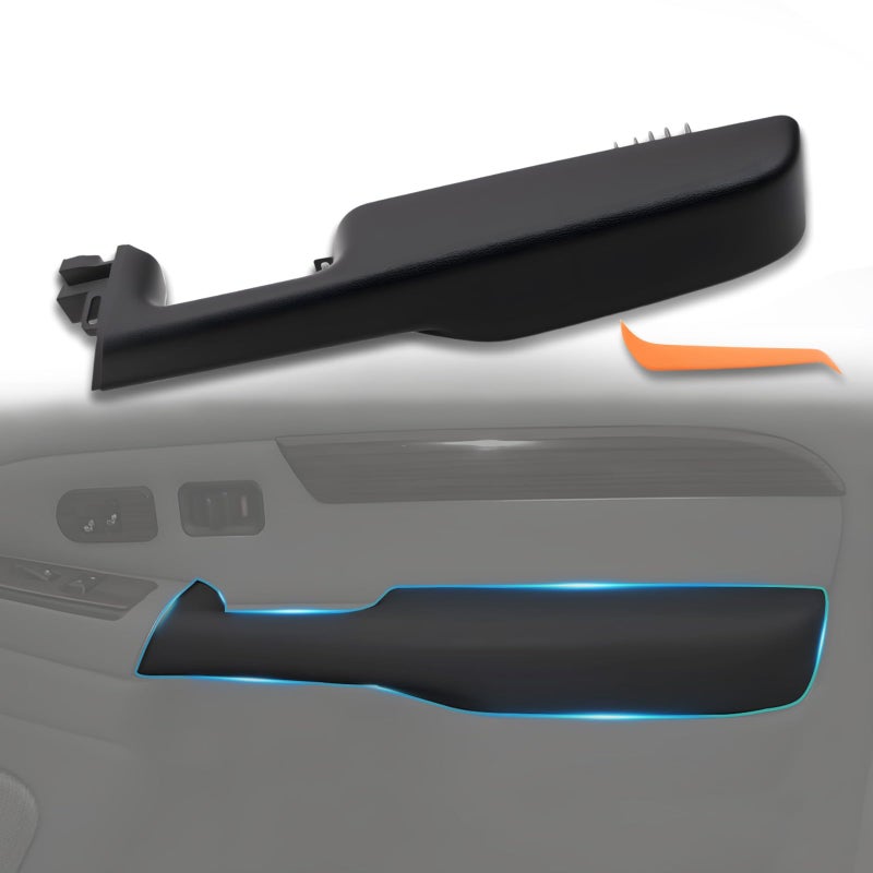 Gagsu 12472876 Front Door Panel armrest Right Passenger Side Handle Compatible with Chevrolet Suburban Tahoe Avalanche Silverado Cadillac Escalade ESV EXT GMC Yukon XL Sierra 19992006 Black