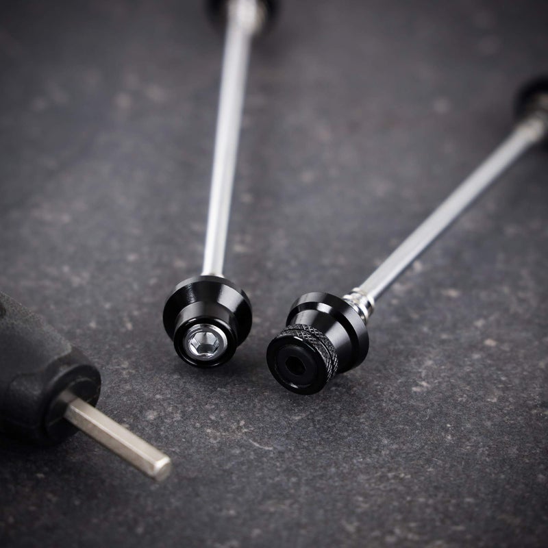 CyclingDeal Bike Bicycle Wheel Hub Non Quick Release Lock Skewers Set 5mm - Prevent Removing Wheels by Hands - for Road Bikes - Image 4