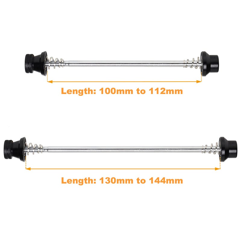 CyclingDeal Bike Bicycle Wheel Hub Non Quick Release Lock Skewers Set 5mm - Prevent Removing Wheels by Hands - for Road Bikes - Image 2