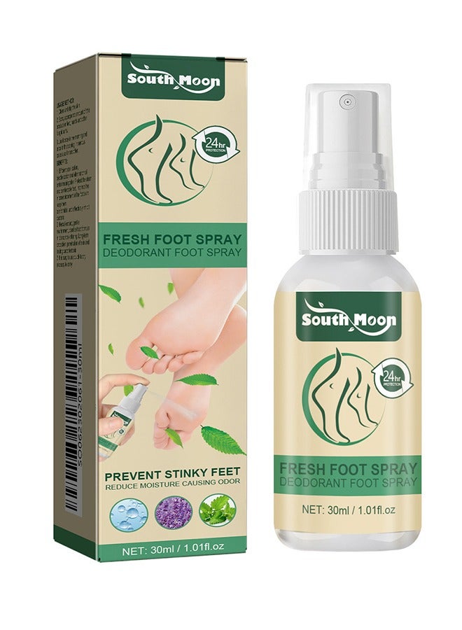 ساوث مون بخاخ مزيل العرق للقدم ، مزيل رائحة القدم للأقدام ذات الرائحة الكريهة ، معطر رائحة القدم - Image 1