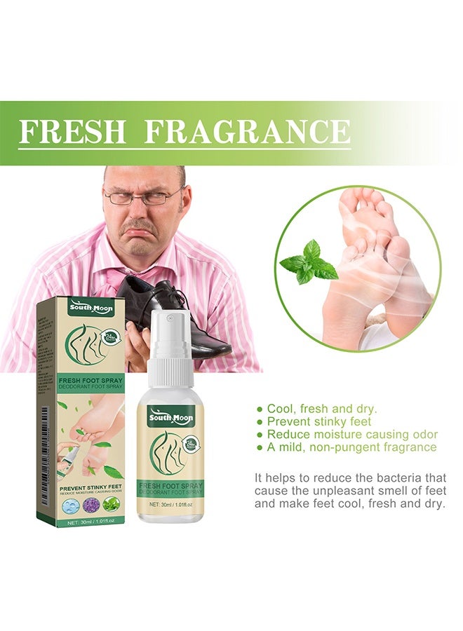 ساوث مون بخاخ مزيل العرق للقدم ، مزيل رائحة القدم للأقدام ذات الرائحة الكريهة ، معطر رائحة القدم - Image 4