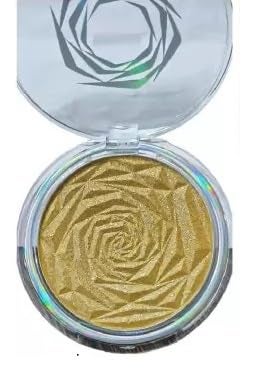 SUPRICHI Highlighter Powder Glitter Palette Rose Shape Face makeup Glow Face Shimmer Longlasting Highliter 12g - Image 1