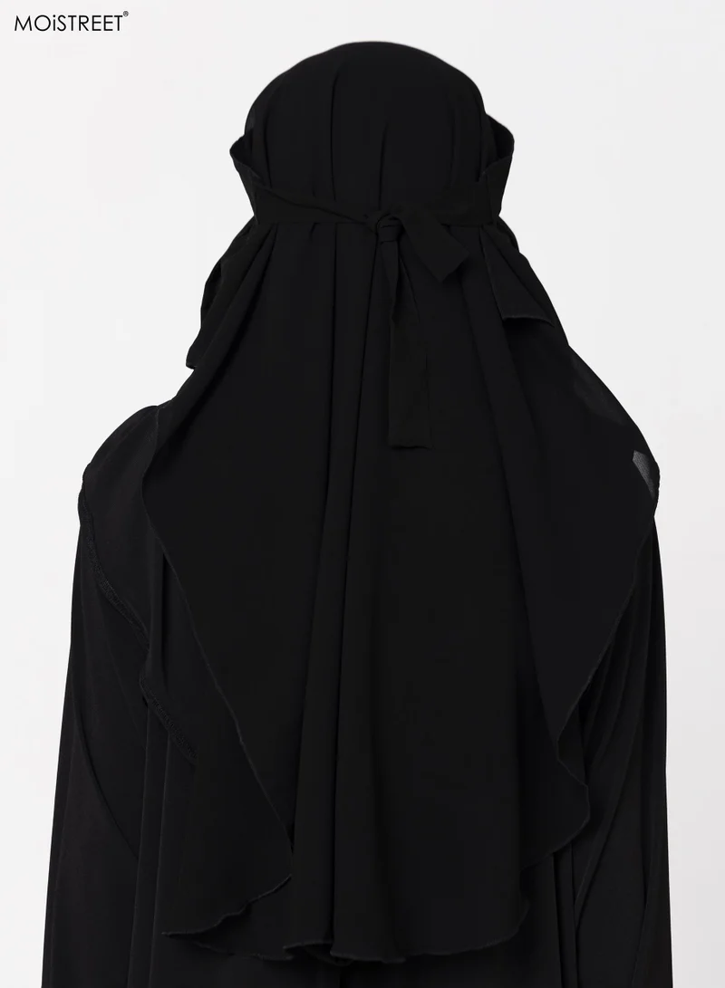 Moistreet  MOiSTREET Niqab Wool Chiffon for Women | Best Price UAE