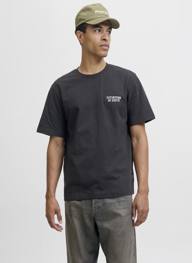 JACK & JONES Printed Crew Neck T-Shirt - Image 1