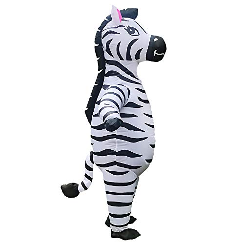 JASHKE Zebra Inflatable Costume Inflatable Zebra Costumes Halloween Costumes Adult - Image 2
