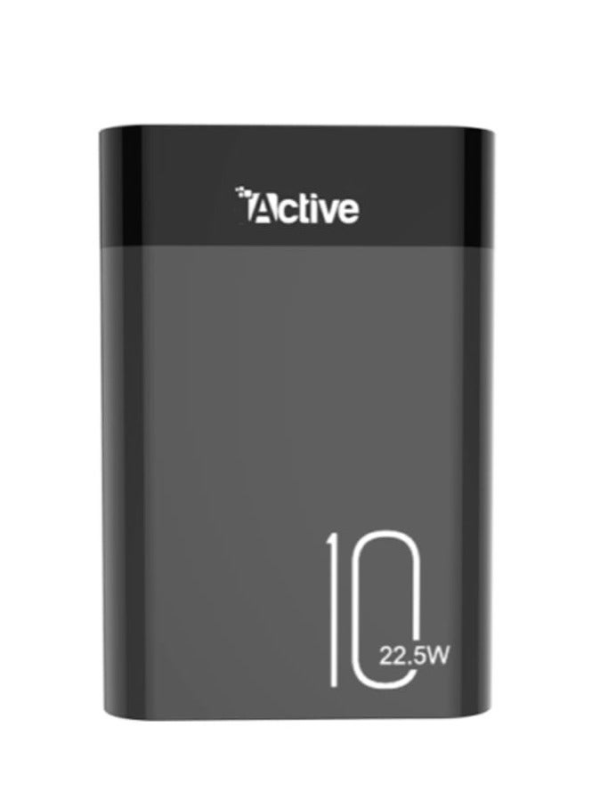 Active Victor 10 Portable Charger: Advanced 22.5W Output, USB-C PD20W, Quick Charge 3.0, and 10,000mAh Capacity for Reliable On-the-Go Power - Image 1
