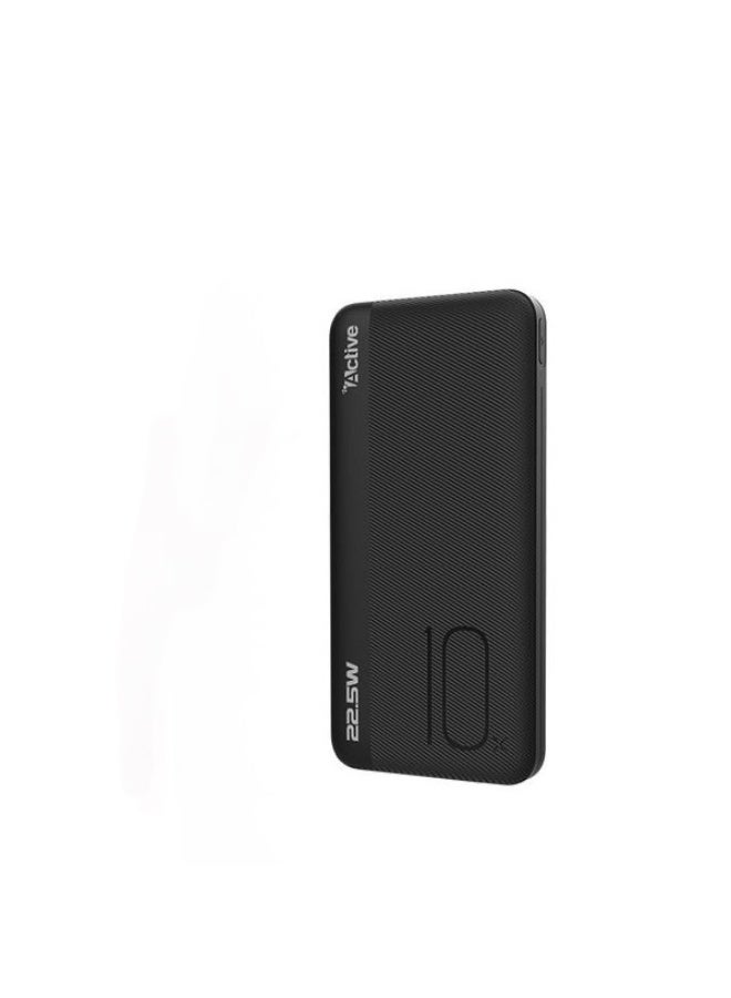 آكتف شاحن Active Zulu 10 المحمول: مخرج متقدم بقوة 22.5 وات، ومنفذ USB-C PD20W، وشحن سريع 3.0، وسعة 10000 مللي أمبير في الساعة لشحن موثوق به أثناء التنقل - Image 2