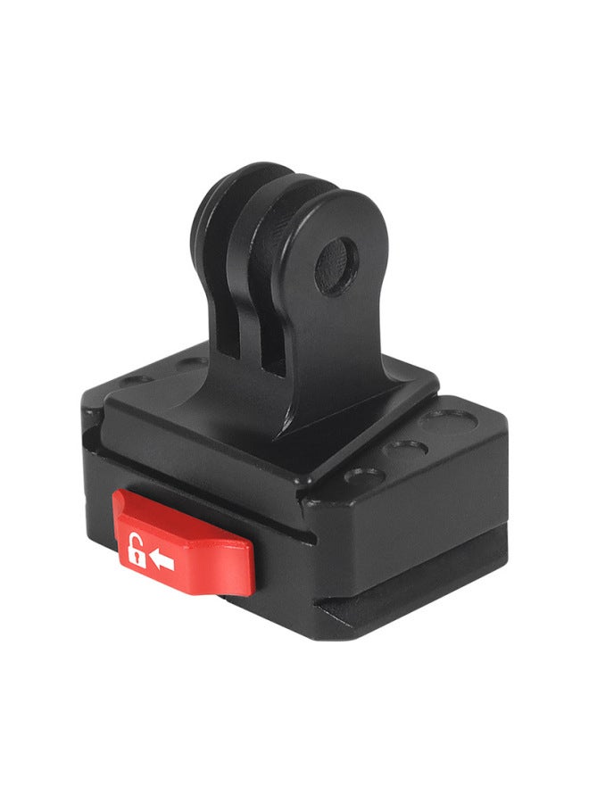 Neutral Upgraded Dovetail Groove Metal V-mouth Quick-mounted Quick-mounted Tripod Head 1/4 Alai Positioning Quick-mounted Tripod Fixing Seat - Image 5