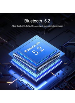 SYOSI Bluetooth 5.2 Transmitter Receiver, HiFi Bluetooth Audio Adapter with Display, Wireless Audio Adapter for Music Streaming Sound System, Headphones, TV, Support TF Card/RCA/3.5mm AUX Output  - Image 4
