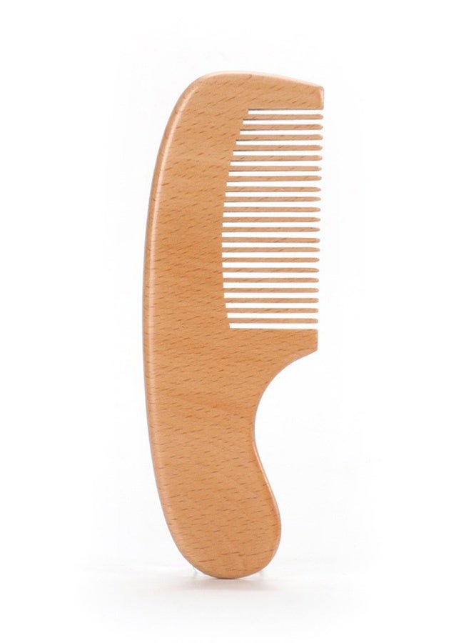 Little Cat Baby Brush and Comb Set -Nature Lotus Wood with Soft Goat Bristle and Pear Wood Comb for Newborns & Toddlers, Ideal for Cradle Cap  - Image 5