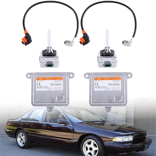 moseiny 2PCS 20928264 Xenon Hid Headlight Ballast Control Unit for Chevrolet Malibu 2013-2015, for Chevrolet Suburban 2014-2020, for Blazer Impala 2018-2020 HID Headlight Ballast w/Igniter &D3S Bulb 13587843 - Image 1