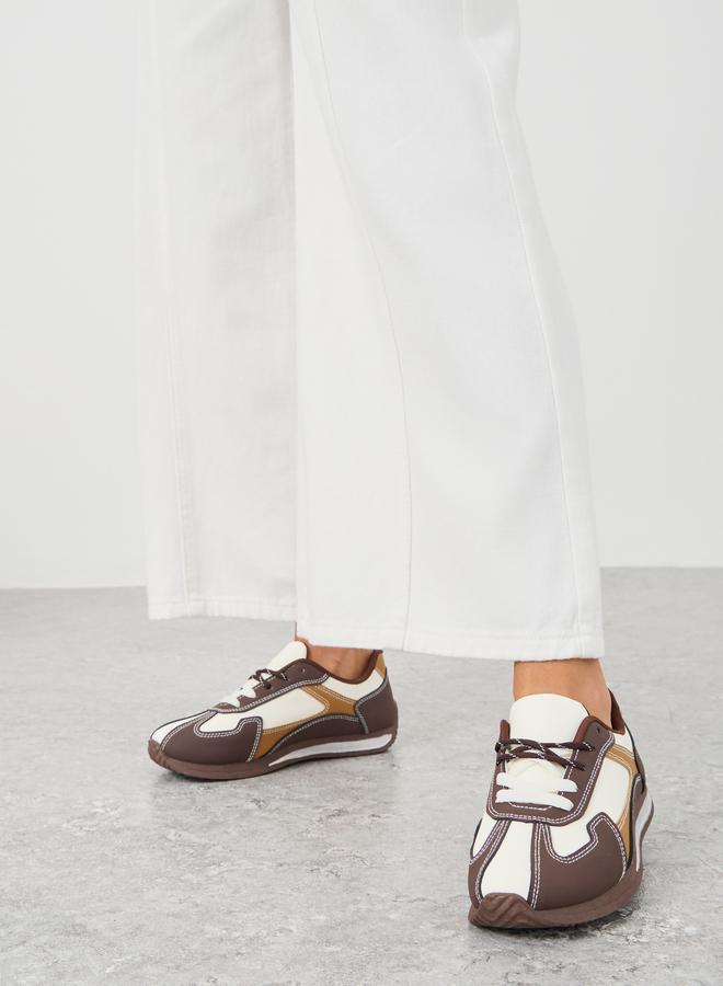 Styli Styli Color Block Lace Up Sneakers  - Image 1