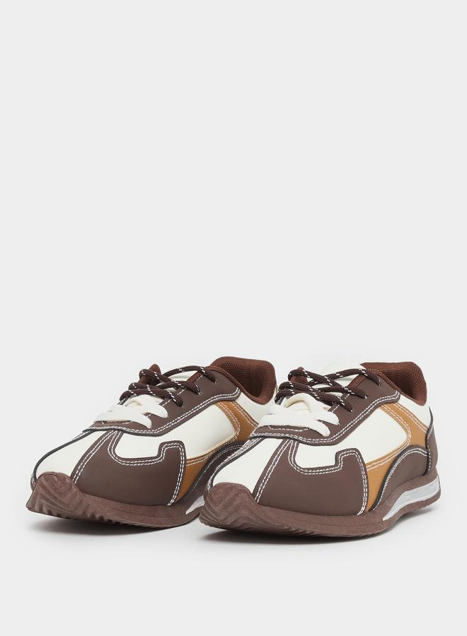 Styli Styli Color Block Lace Up Sneakers  - Image 3