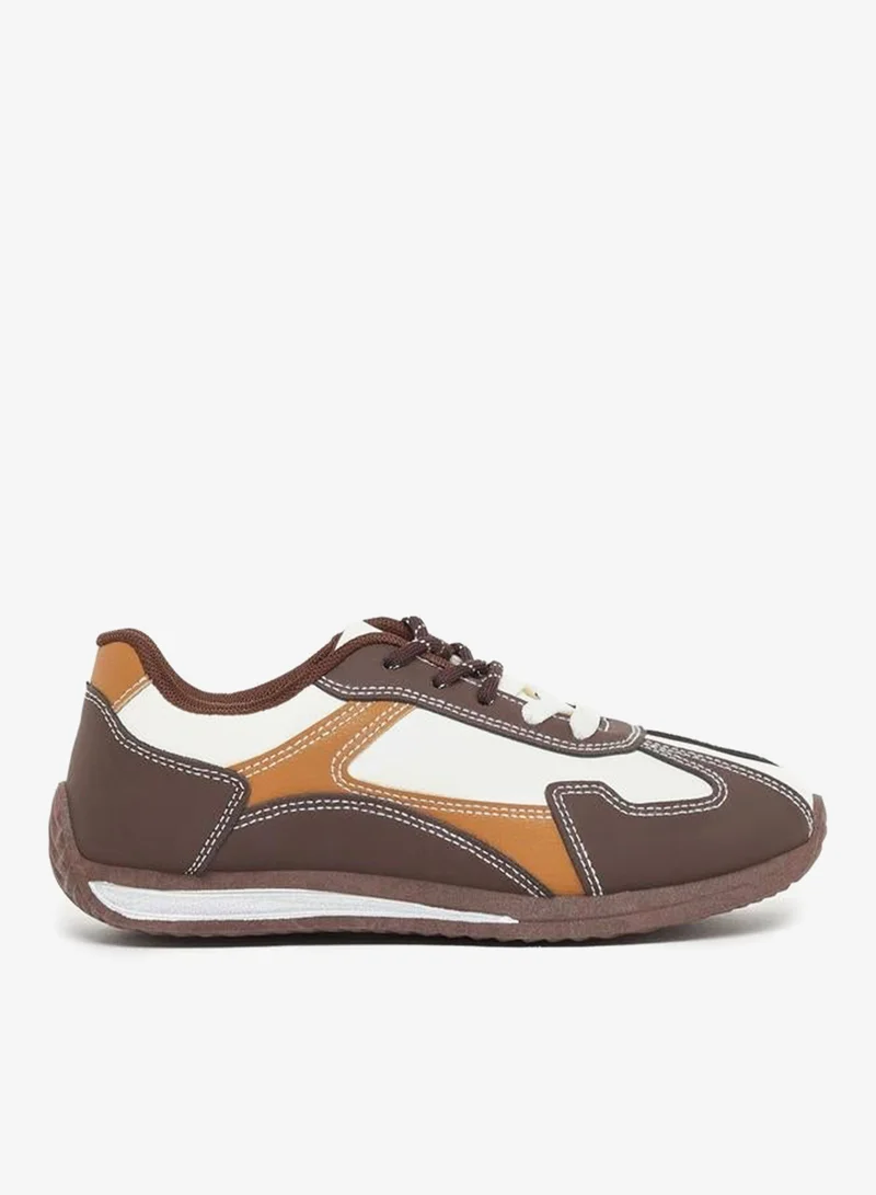 ستايلي اكتيف سنيكرز لاصق ملون من الدانتيل