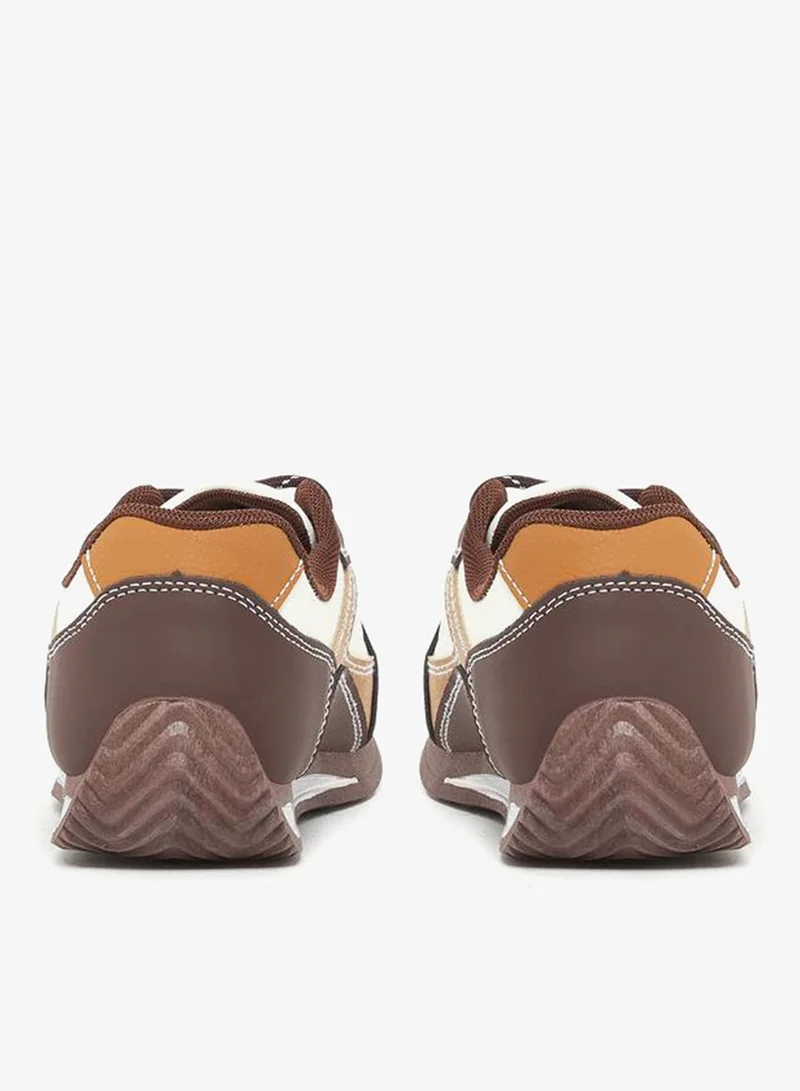 Styli Active  Color Block Lace Up Sneakers for Women | Best Price UAE