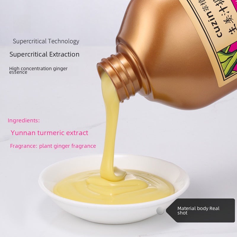 Extract Phytozoon Ginger Shampoo Anti-dandruff Fluffy Herbal Shampoo Shampoo Old Ginger King Shampoo Conditioner genuine goods Wholesale(500ML Ginger Fluffy Shampoo) - Image 4