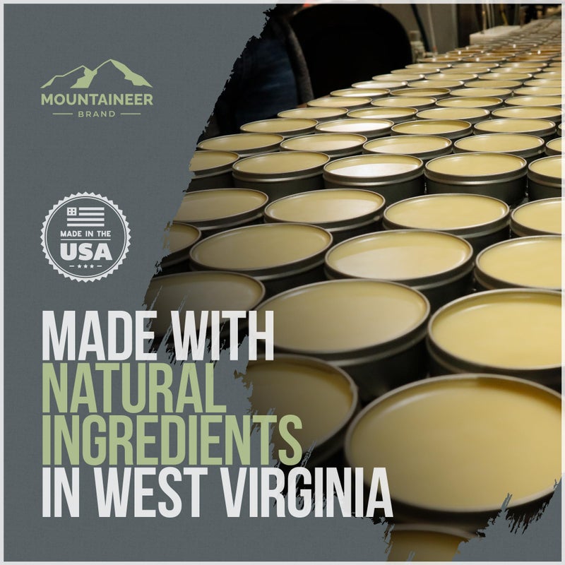 mountaineer brand بلسم لحية طبيعي ثقيل من ماركة ماونتينيير | رائحة أصلية (خشب الأرز) | مصنوع في ويست فيرجينيا | مروض لحية | يرطب، ينعّم، يروض، ينسق | 2 أونصة - Image 5