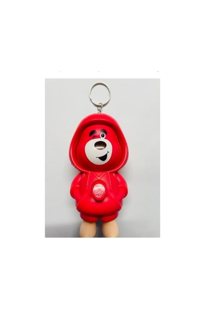 Cute Cartoon Face Changing Doll Key Holder 3D Cartoon Character Hooded Idea Unique Face Changing Model for Kids & Adults (360 Degree rotating) 