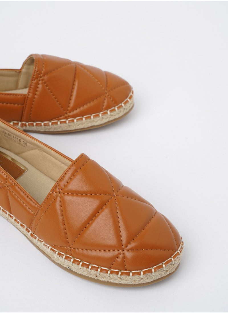 Jove - JOVE Women's Casual Espadrilles TAN - Image 1