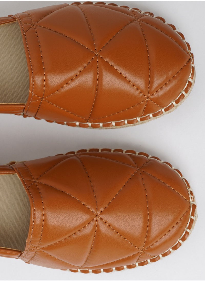Jove - JOVE Women's Casual Espadrilles TAN - Image 1