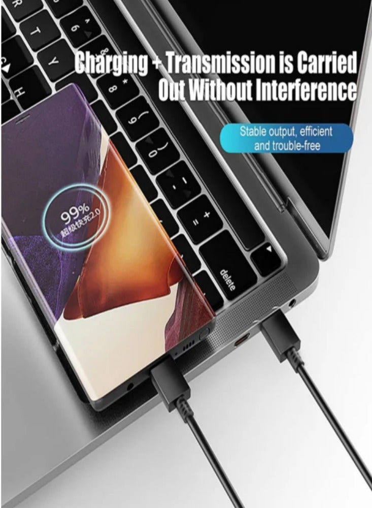 شاحن PD للشحن السريع للغاية بقدرة 45 وات USB - متوافق مع S24 S23 S22 S21 S20 Ultra، S24+ S23+ S22+ S21+، A53، A15، A 55، A54 - محول طاقة من النوع C، - Image 5