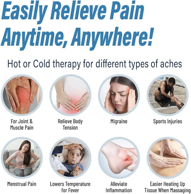 coldchill Reusable Click Instant Heat Packs Pocket Hand Warmers Snap It HotCold Gel Heating Pad for Adults  Kids Instant Hot Pad Hot Compress Hand Click Gel Warmers for Body - Image 4