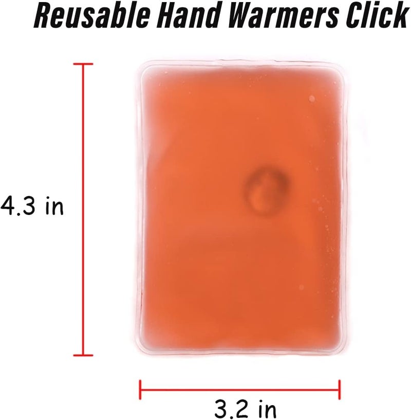 coldchill Reusable Click Instant Heat Packs Pocket Hand Warmers Snap It HotCold Gel Heating Pad for Adults  Kids Instant Hot Pad Hot Compress Hand Click Gel Warmers for Body - Image 2