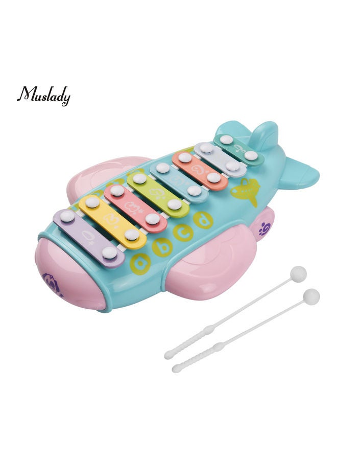 NIBEMINENT 8-Key Xylophone Airplane Toy - Image 1