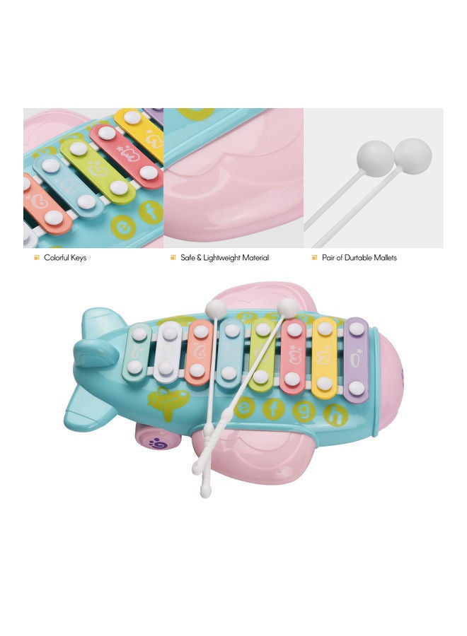 NIBEMINENT 8-Key Xylophone Airplane Toy - Image 5