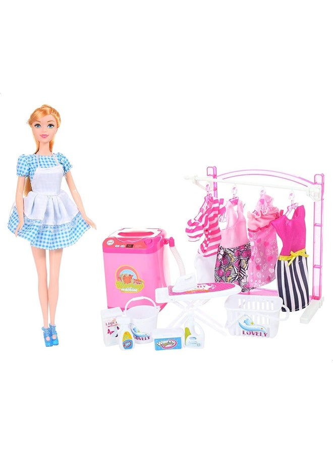 كيبيبي الدمية كايبيبي مع الغساله و طاولة المكواه - BLD135 - Image 3