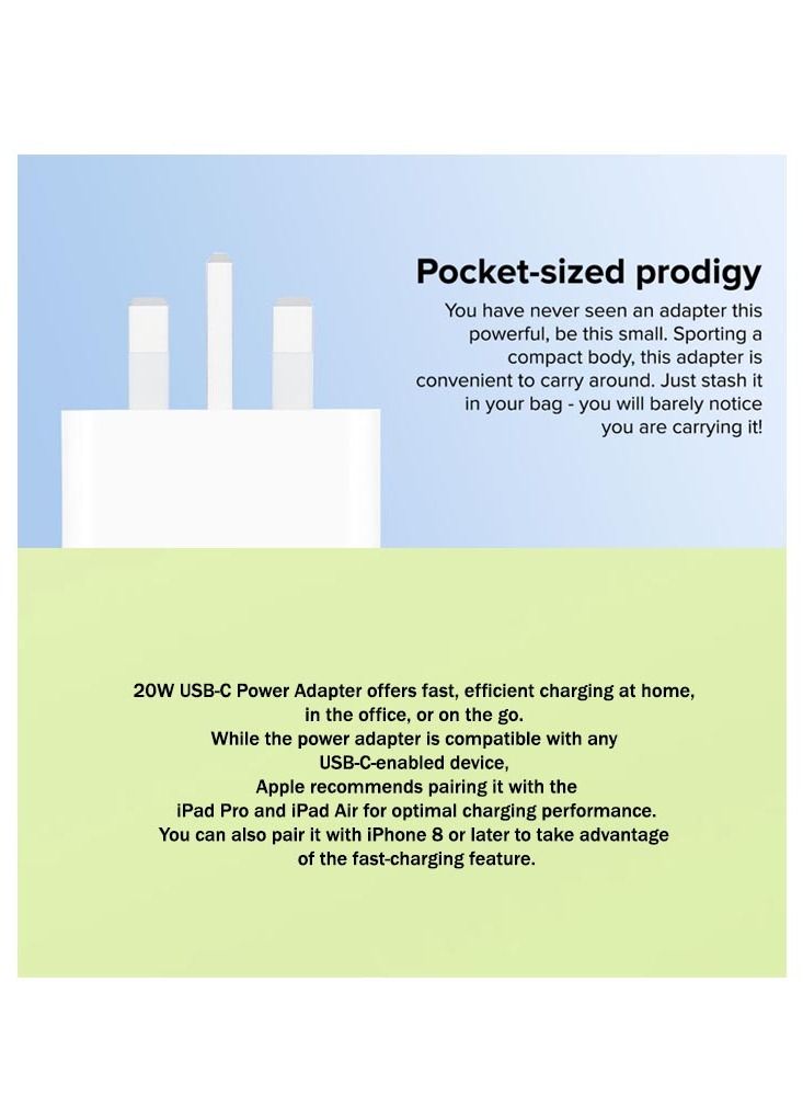 FEND iPhone PD Charger Travel Adapter 20W C Type - Image 5