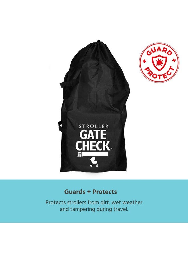 J.L. Childress J.L. Childress Gate Check Bag for Single & Double Strollers - Stroller Bag for Airplane - Large Stroller Travel Bag for Airplane - Air Travel Stroller Bag - Black  - Image 4