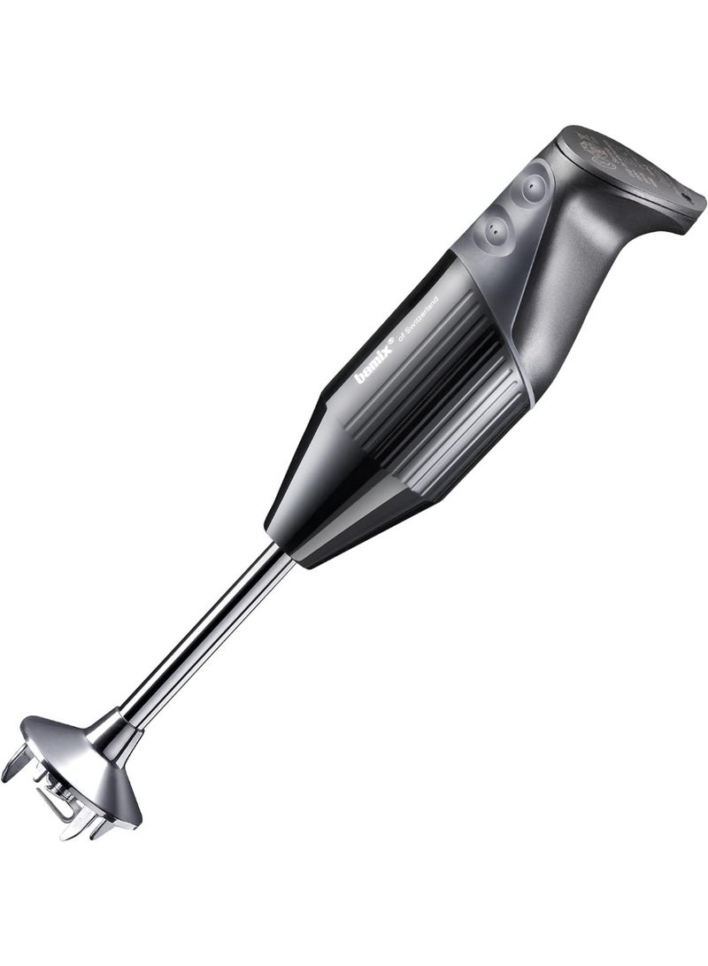 باميكس bamix M200 MONO C3 Hand Blender with MultiFunction Knife Whisk Strike Disc Tumbler Stand 200 W 2 Levels Stainless Steel Swiss Made  black - chrome - Image 3