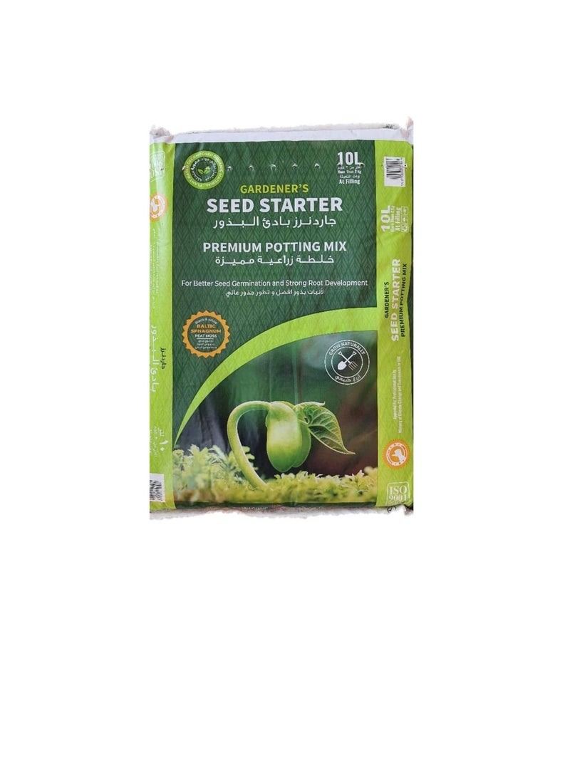 Gardener's Seed Starter Potting Soil Mix  10L - Image 1