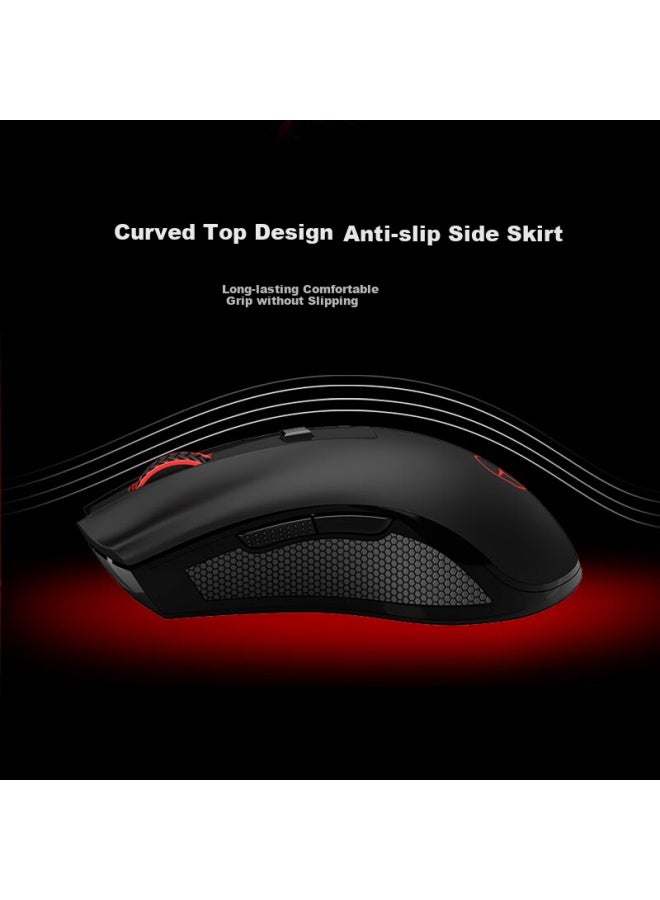 Thunderobot Wireless Gaming Mouse Ml201 2.4g Wireless Mouse Office Home E-sports Mouse 2400dpi Long Battery Life Pubg Chicken Dinner Cf Unyielding Contract Black - Image 4
