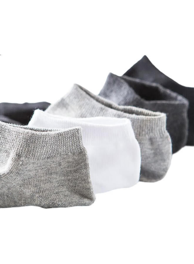 Your Sun Yier Shuang Men'S Socks Men'S Summer 10 Pairs Of Short Socks Men'S [7A Antibacterial And Deodorant] Cotton Socks Men'S Low-Cut Boat Socks Men'S Mixed Colors - Image 3