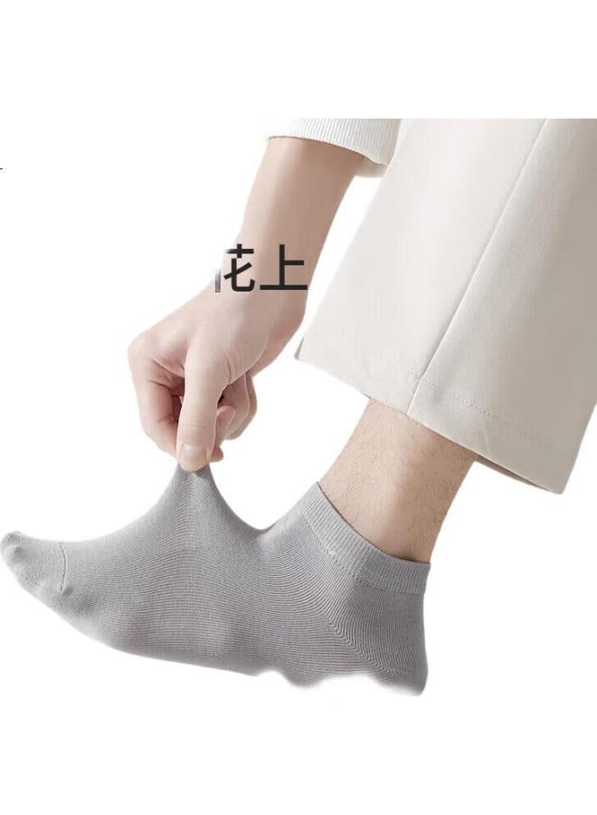Your Sun Yier Shuang Men'S Socks Men'S Summer 10 Pairs Of Short Socks Men'S [7A Antibacterial And Deodorant] Cotton Socks Men'S Low-Cut Boat Socks Men'S Mixed Colors - Image 2